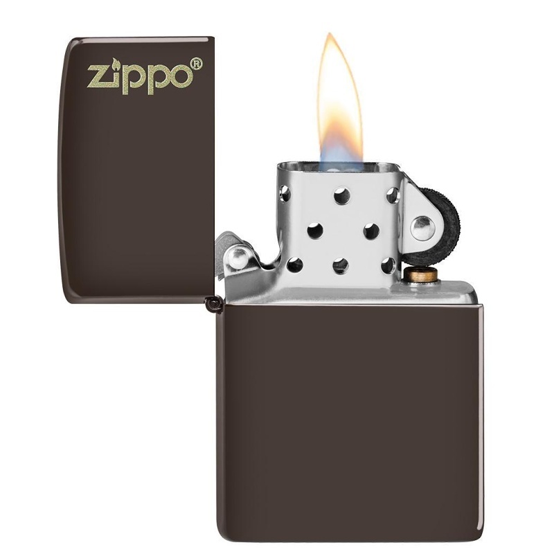 Zapalovač Zippo 26911 Brown, Logo