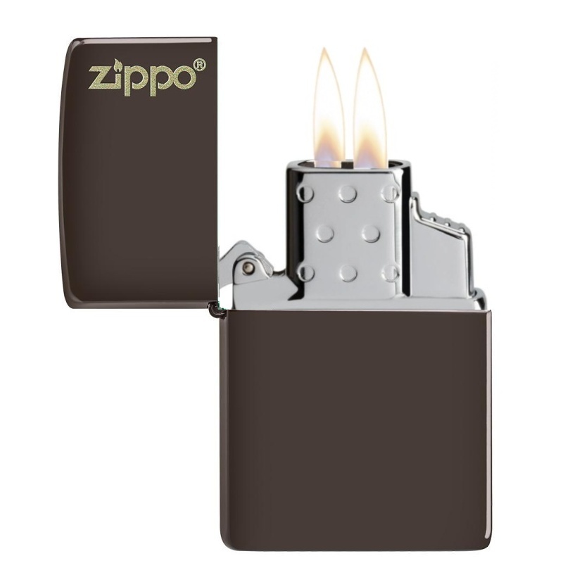 Zapalovač Zippo 26911 Brown ZL, plynový, dvoutryskový