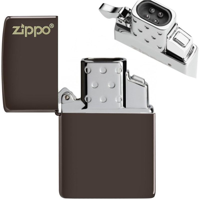 Zapalovač Zippo 26911 Brown ZL, plazmový, USB