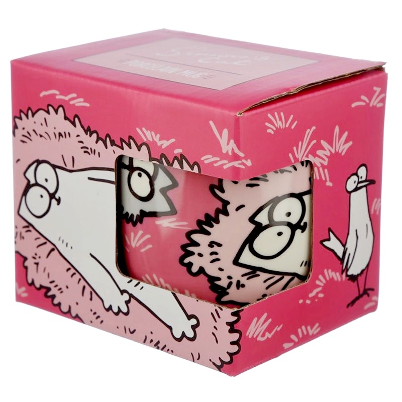 Hrnek 300 ml, Simon’s Cat, růžový