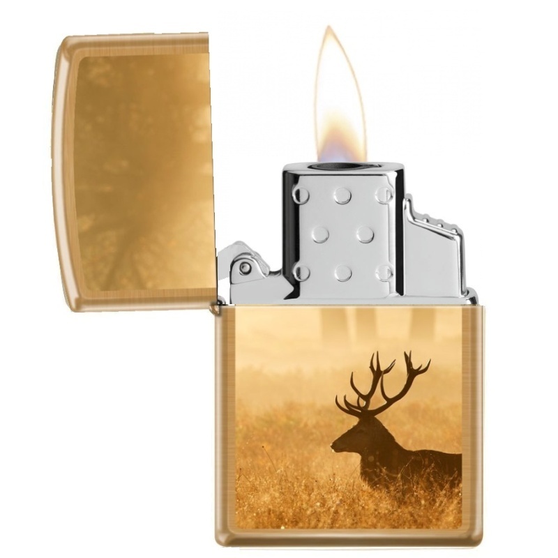 Zapalovač Zippo 26934 Deer in the Mist, plynový, jednotryskový