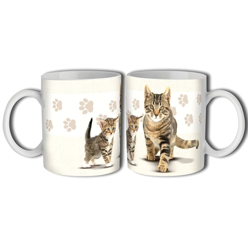 Hrnek 320 ml, Kočka mourovatá