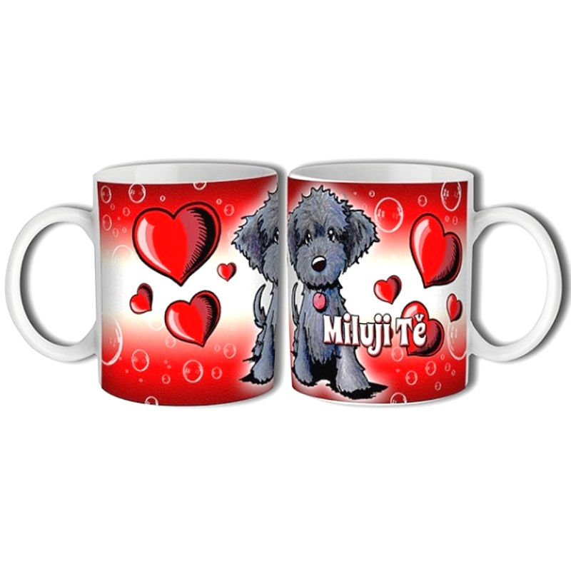 Hrnek 320 ml, Miluji Tě (psík) | POZOR - Nelze odeslat na dobírku!