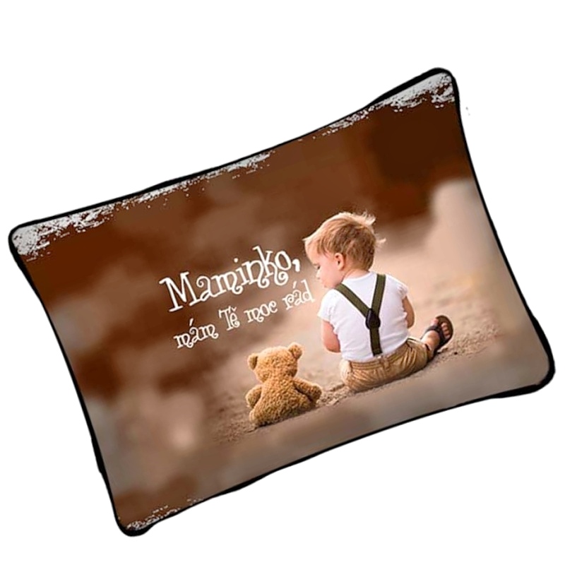 Polštářek 35x25, Maminko, mám Tě moc rád