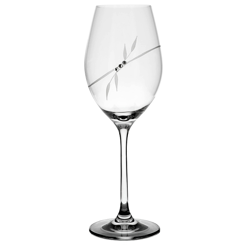 Sklenka 360 ml víno 2ks, Celebration Crystals, Bambus