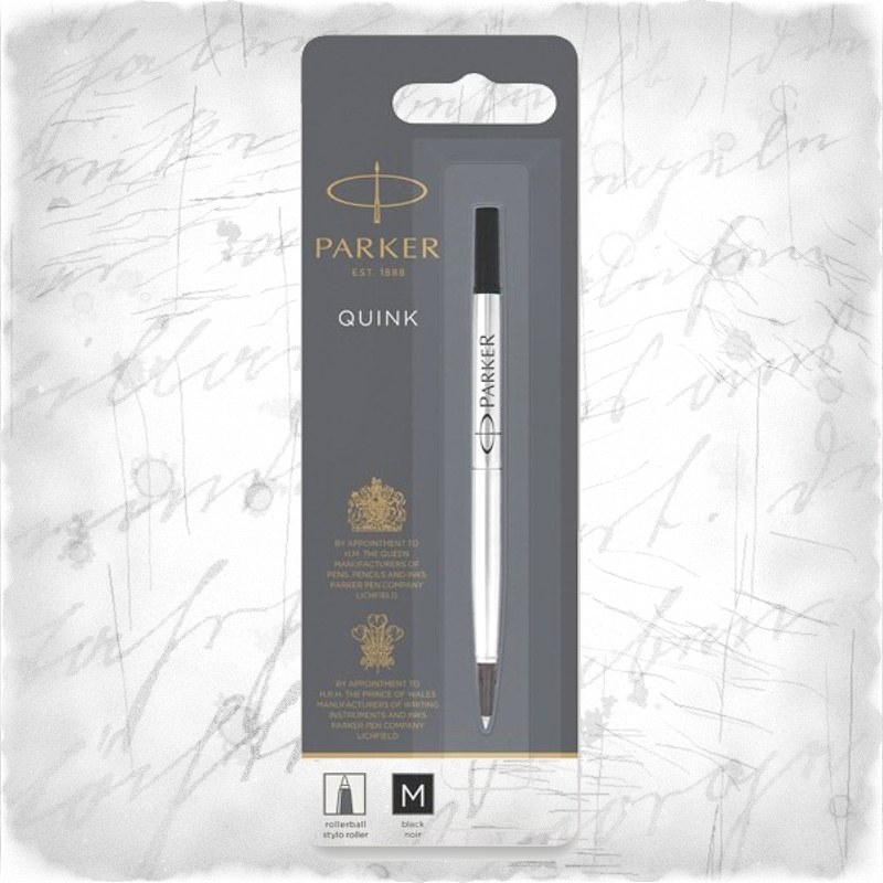 Náplň Parker Quink černá pro rollery F