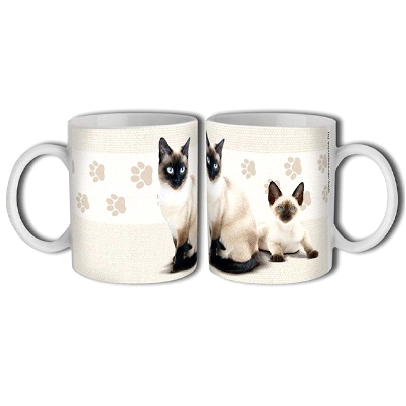 Hrnek 320 ml, Kočka siamská