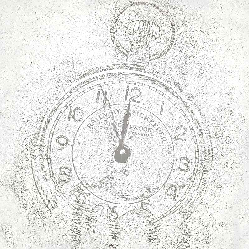 Dřevěné kapesní hodinky Ebony