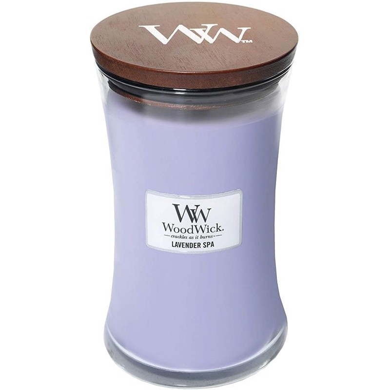 Svíčka WoodWick Lavender Spa, váza, velká