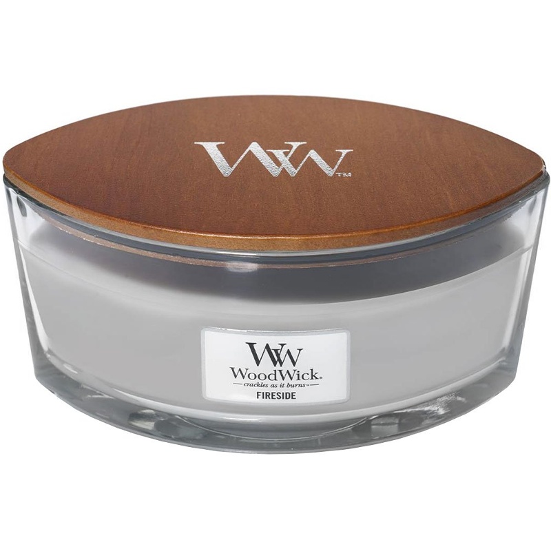 Svíčka WoodWick Fireside, loď