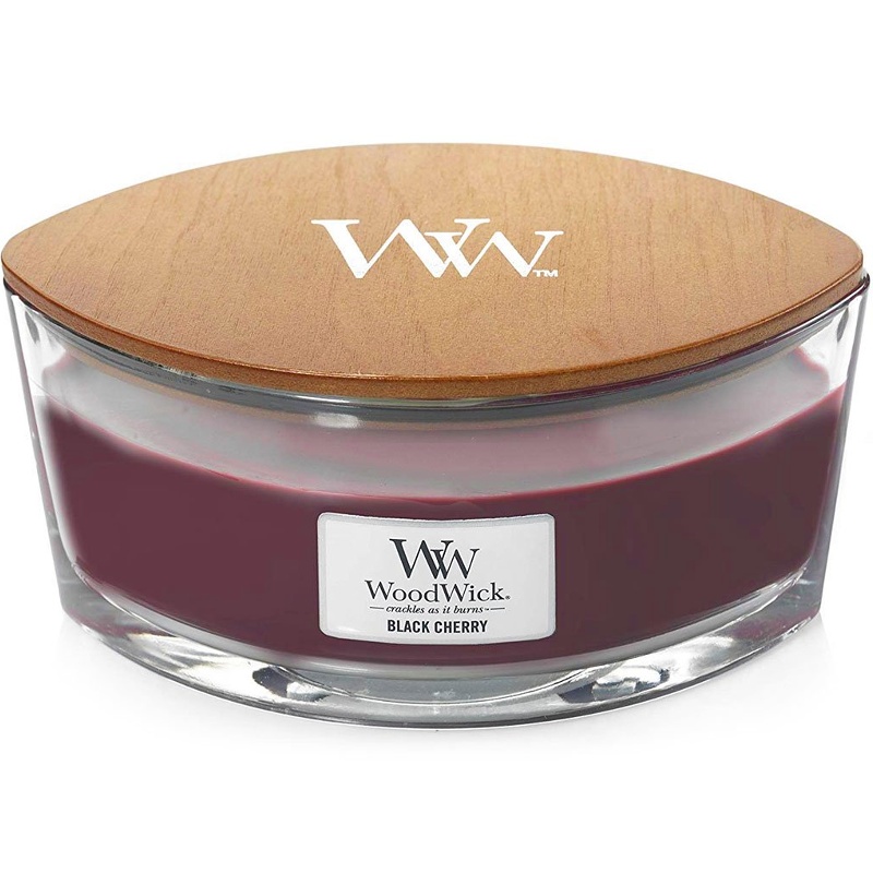 Svíčka WoodWick Black Cherry, loď