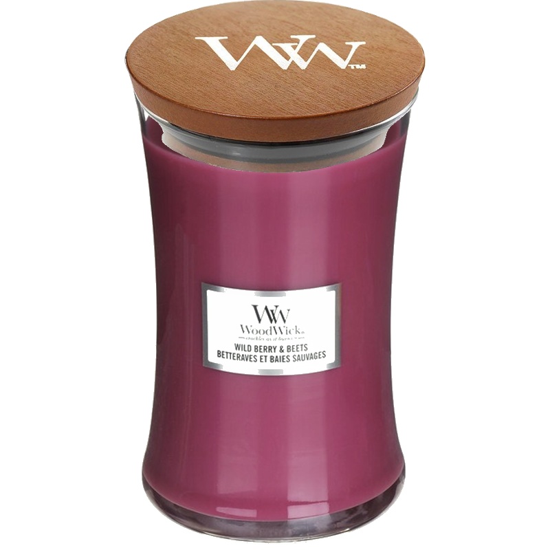 Svíčka WoodWick Wild Berry & Beets, váza, velká