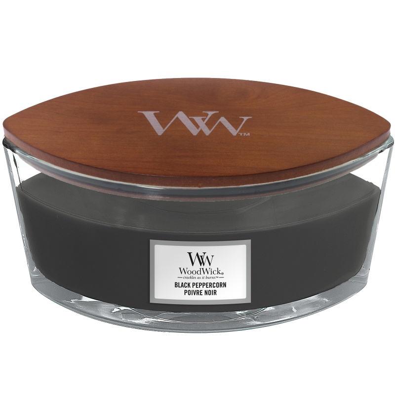 Svíčka WoodWick Black Peppercorn, loď