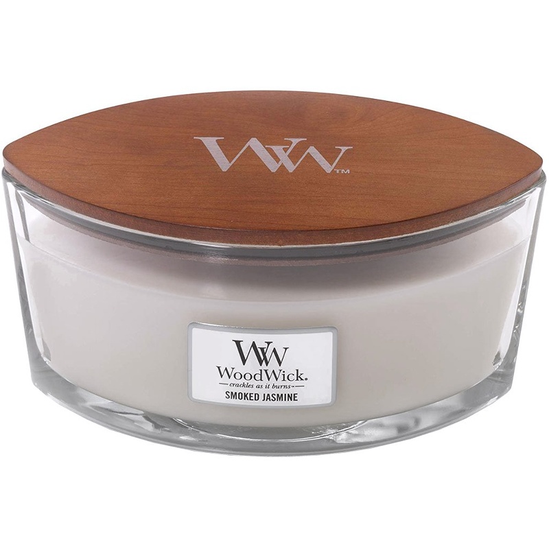 Svíčka WoodWick Smoked Jasmine, loď