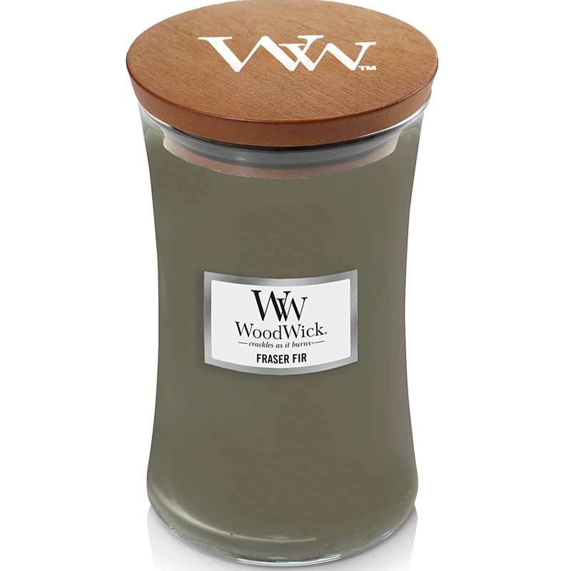 Svíčka WoodWick Frasier Fir, váza, velká