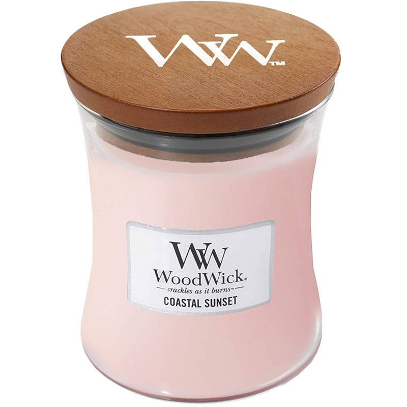 Svíčka WoodWick Coastal Sunset, váza, střední