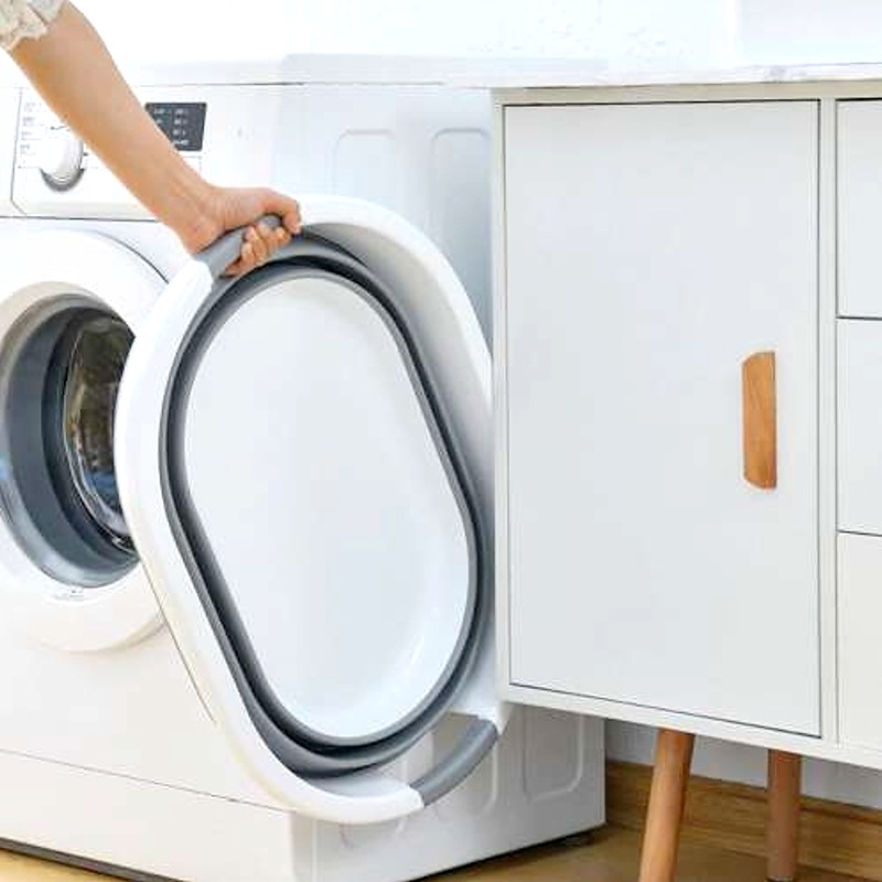 Skládací koš 25l, silikon