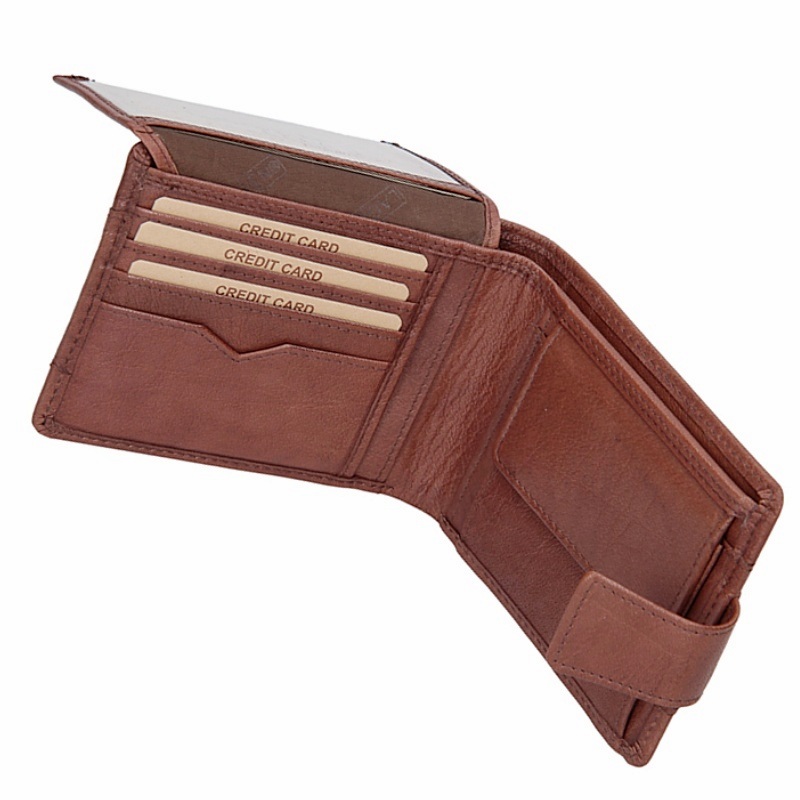 Pánská kožená peněženka V-98 hnědá