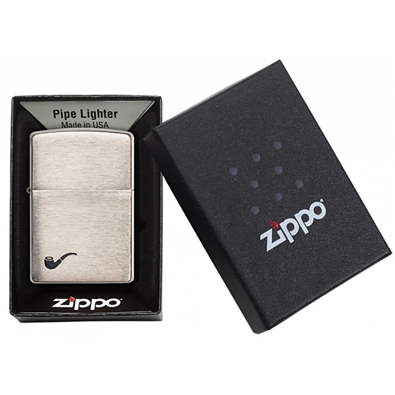 Zapalovač Zippo 21770 Pipe Lighter Brushed Chrome